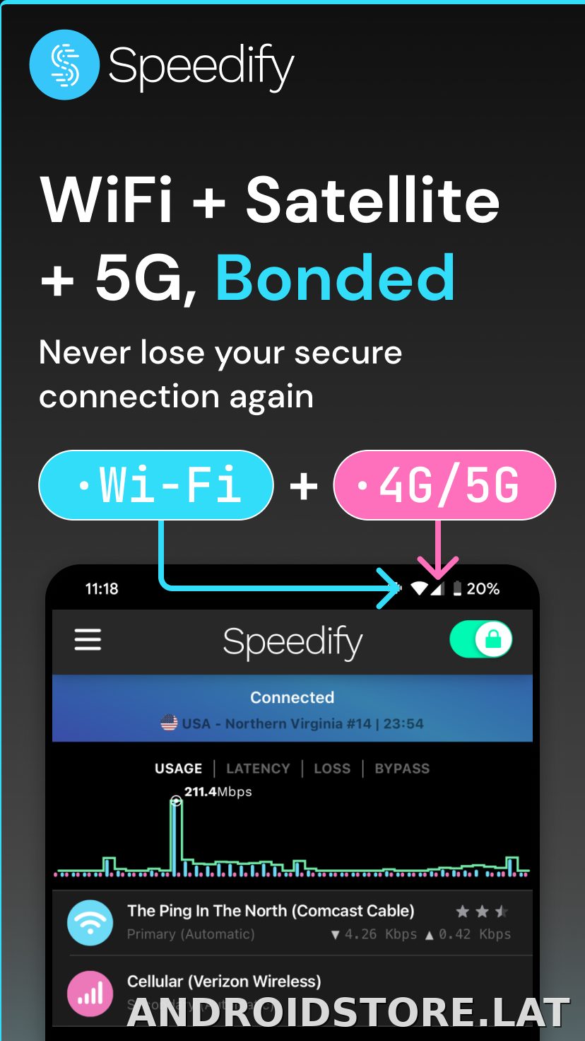 Speedify скриншот 1